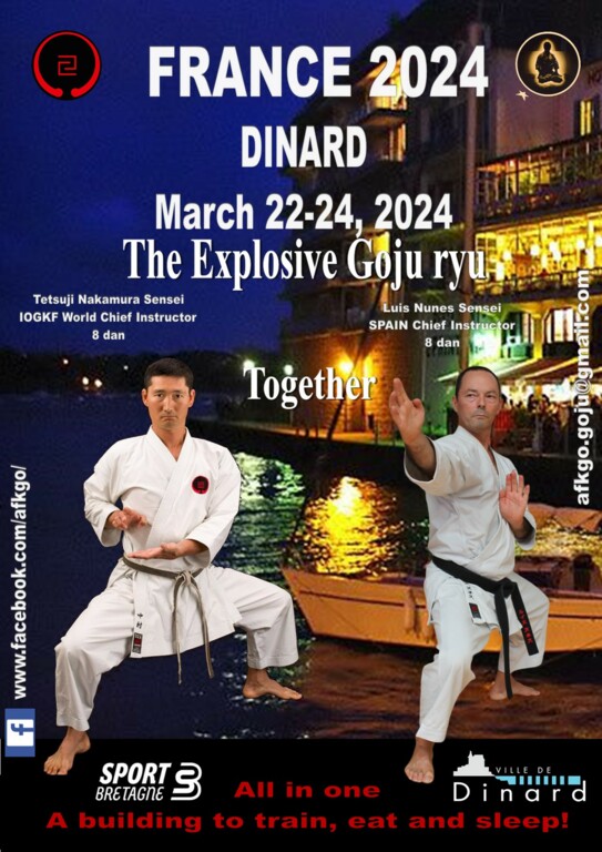 Stage international dirigé par Tetsuji NAKAMURA Sensei et Luis NUNES Sensei 22-24 mars 2024 à Dinard (35)